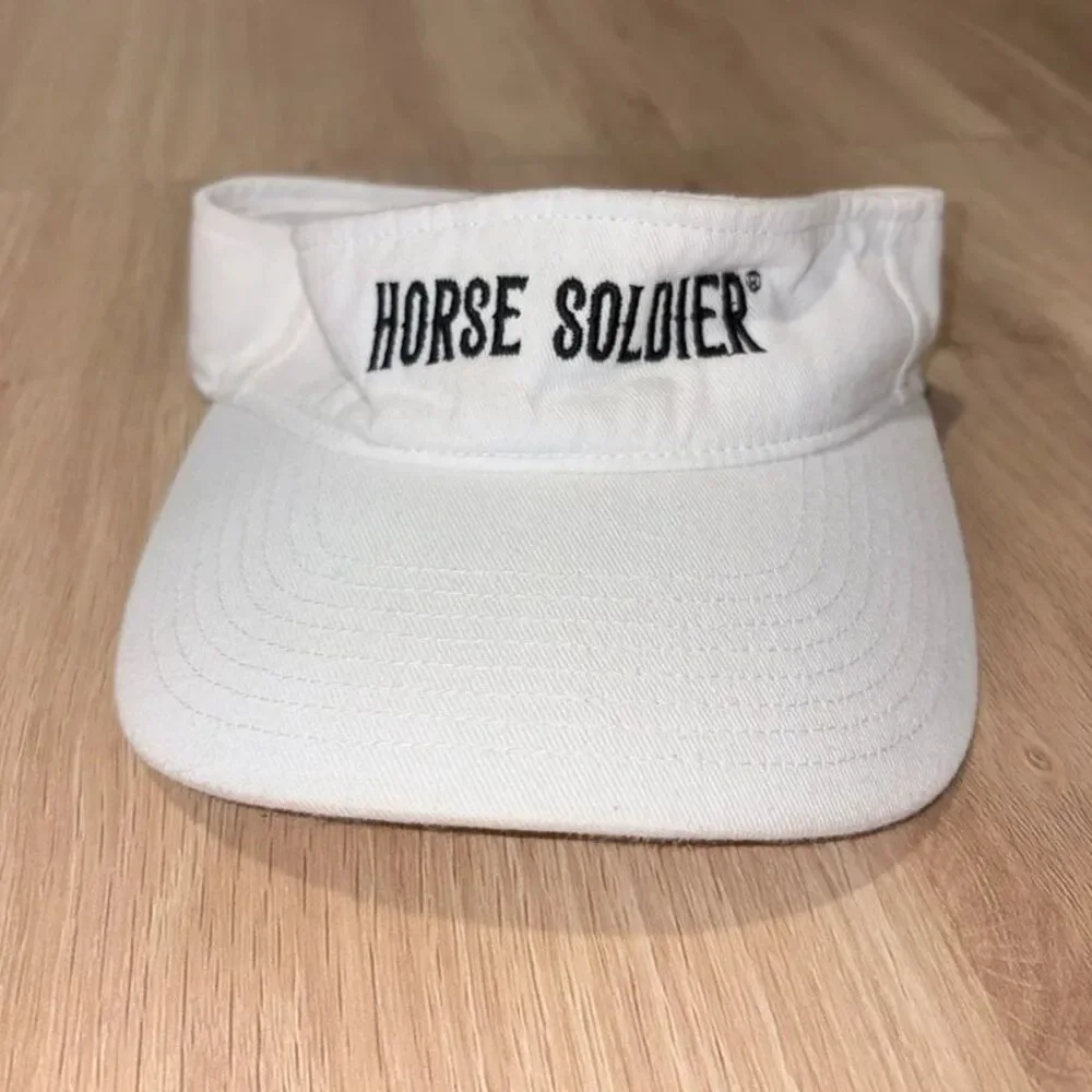 Horse Soldier White Embroidered Visor Richardson R45